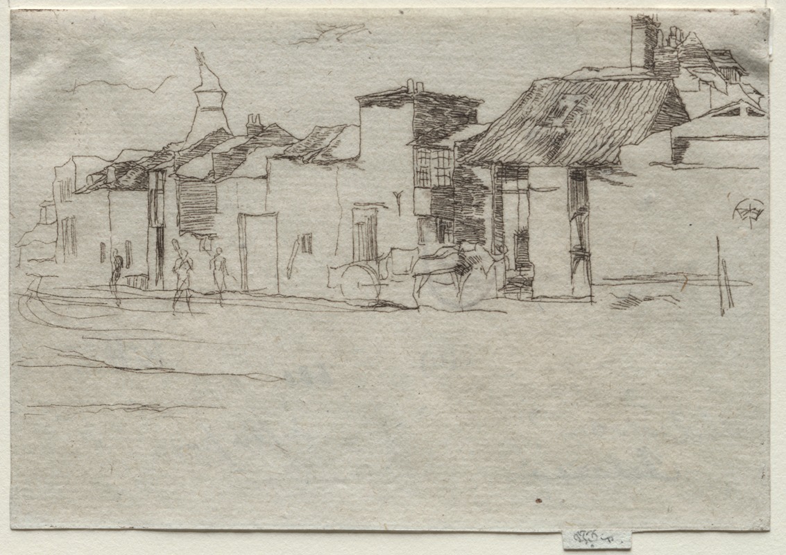 The Swan, Chelsea by Джеймс Абботт МаКнилл Уистлер, c. 1870 — digital art print download