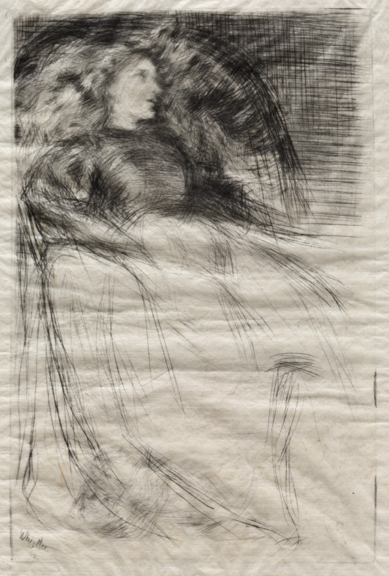 Walter Sickert by Джеймс Абботт МаКнилл Уистлер, 1895 — digital art print download