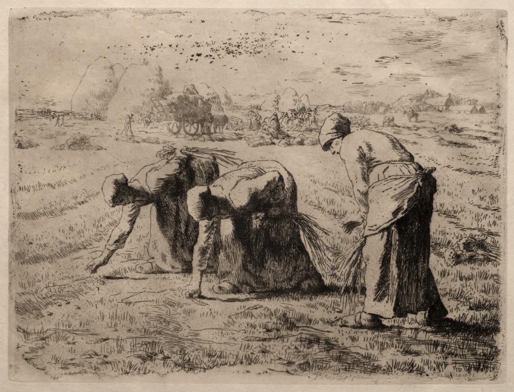 The Gleaners by Жан-Франсуа Миле — digital art print download
