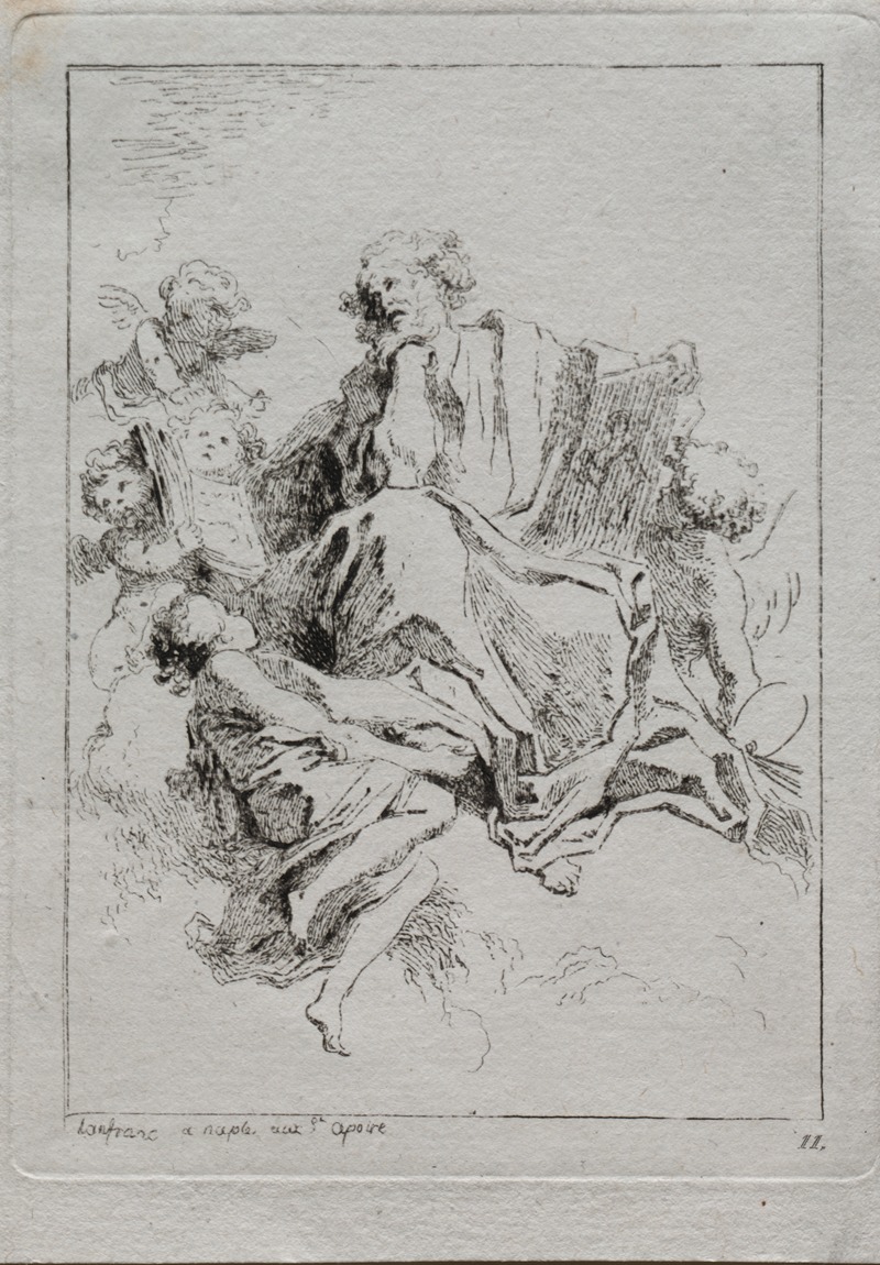 Saint Luke by Жан-Оноре Фрагонар, c. 1764 — digital art print download
