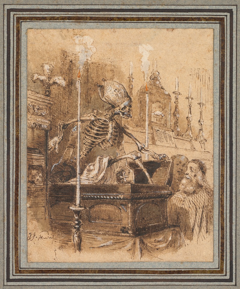 The Relics by J. J. Grandville, c. 1835 — digital art print download