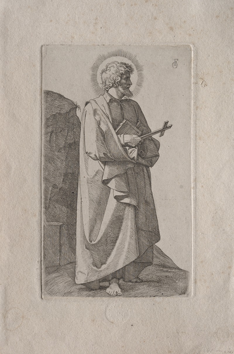 St. Philip Neri by Иоганн Фридрих Обербек, 1826 — digital art print download