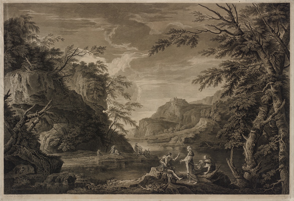 Apollo and the Sibyl by John Browne, 1779 — digital art print download