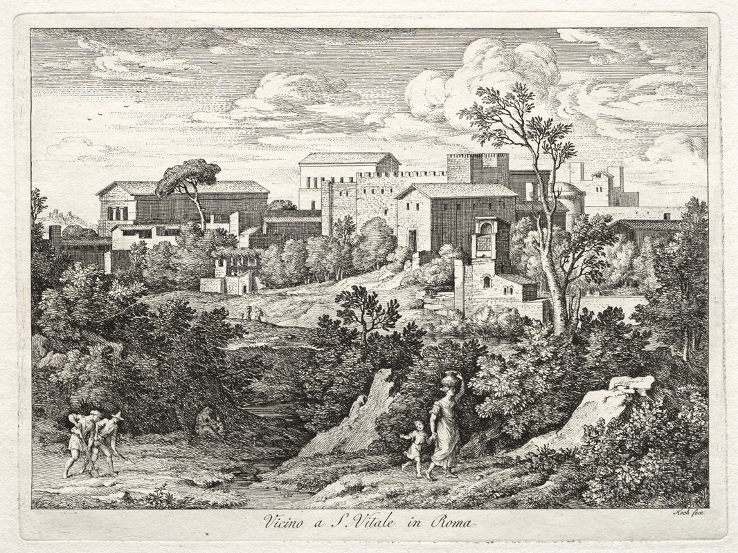 View of San Vitale, Rome — Joseph Anton Koch