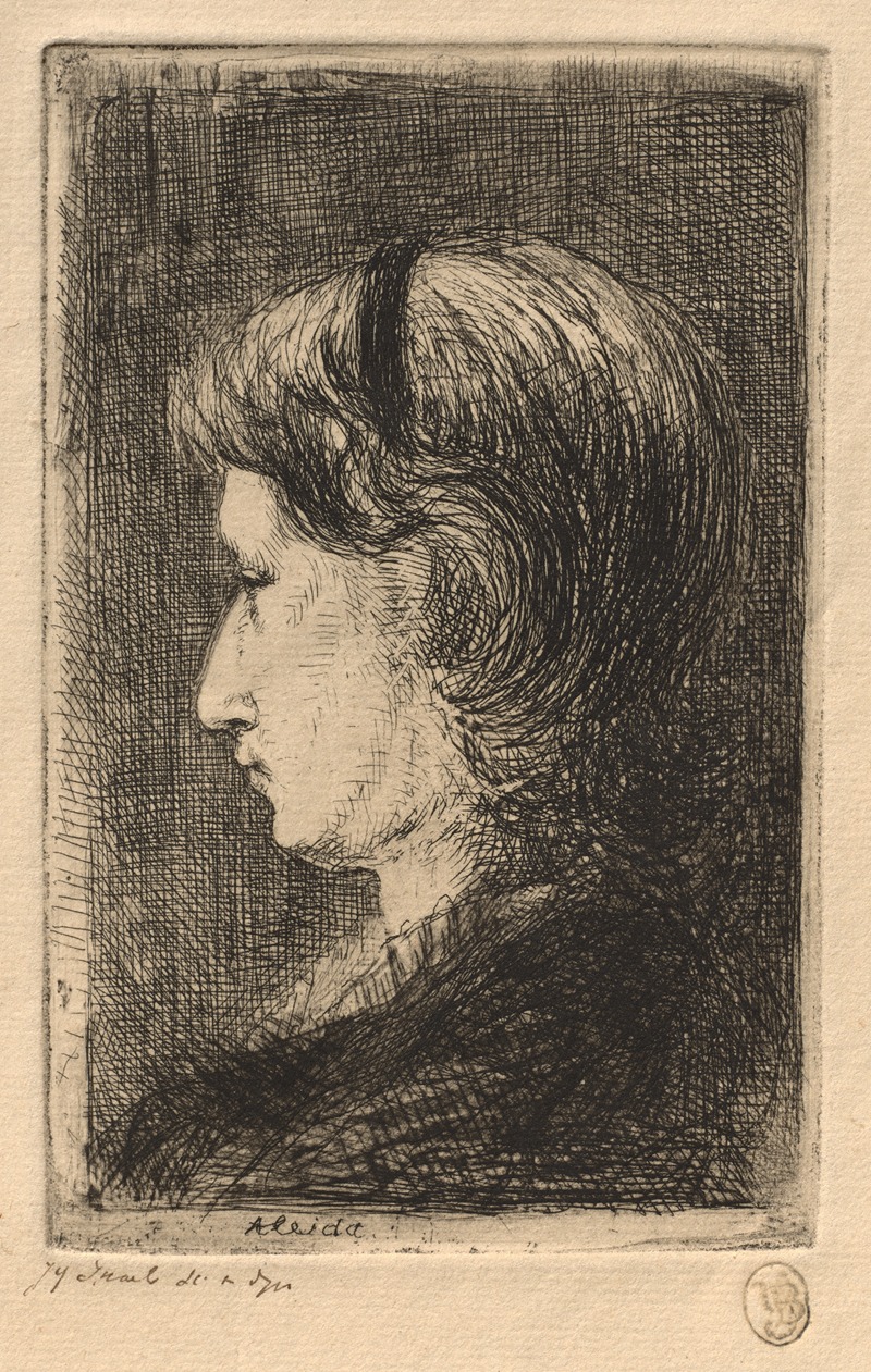 Portrait of Mrs. Israëls — Jozef Israëls