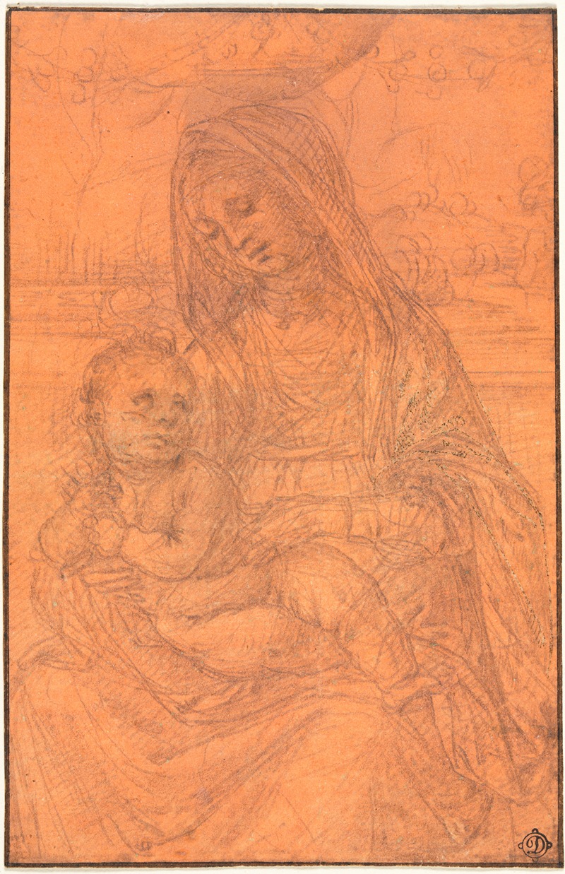 The Virgin and Child by Lorenzo di Credi, c. 1510 — digital art print download