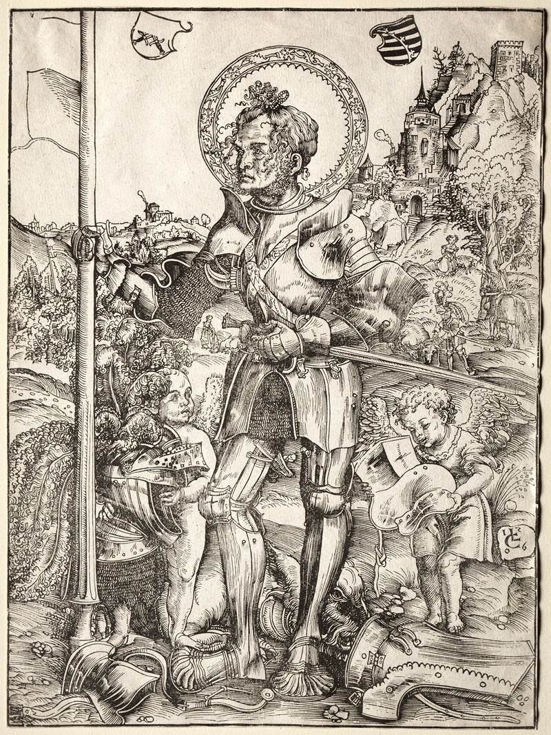 Saint George Standing by Лука Кранах Старший, 1506 — digital art print download