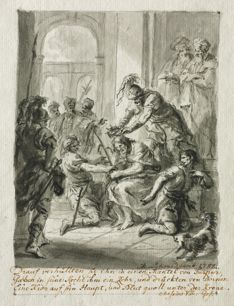 Christ Crowned with Thorns by Мартин Иоганн Шмидт, 1788 — digital art print download