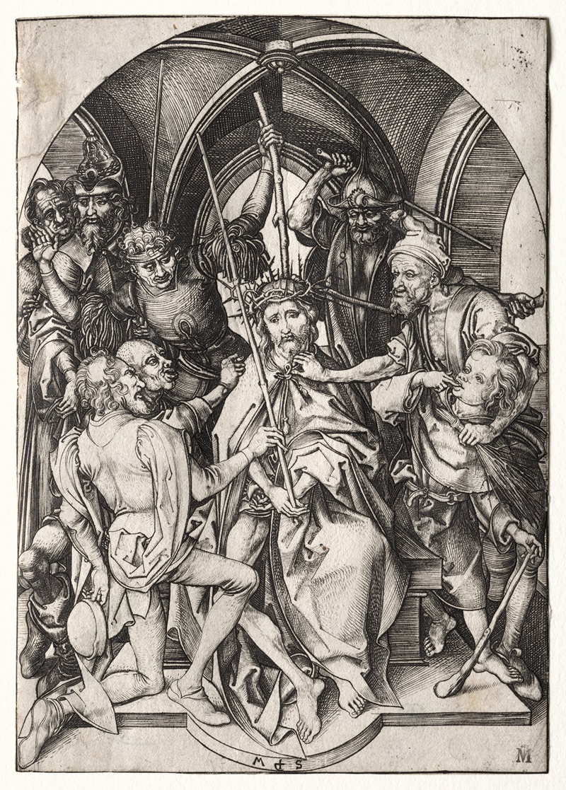 Christ Crowned with Thorns by Martin Schongauer — digital art print download
