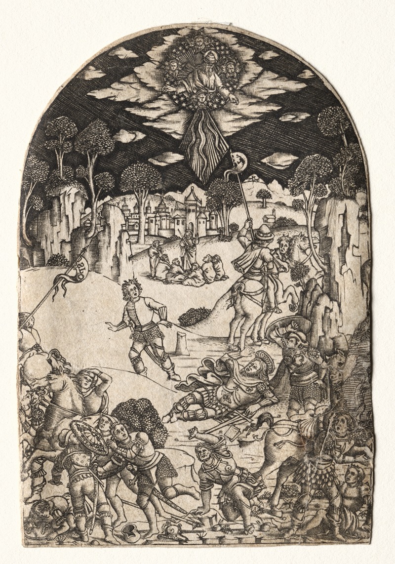 The Conversion of Saint Paul by Matteo di Giovanni — digital art print download