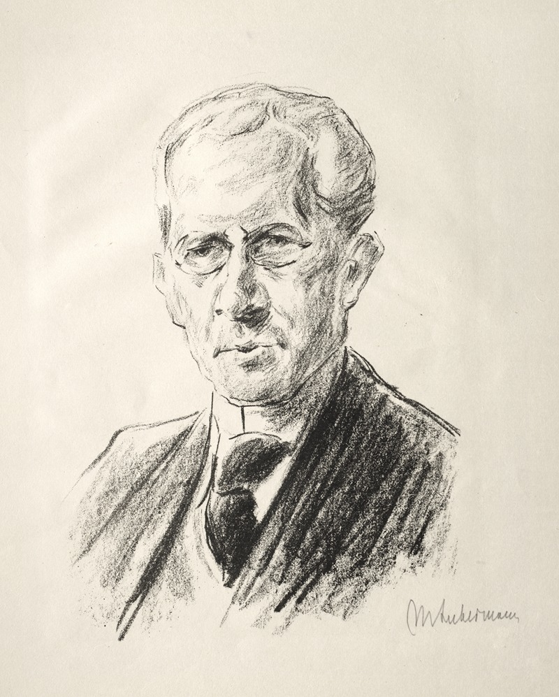 Arno Holz Mappe by Макс Либерман, 1923 — digital art print download