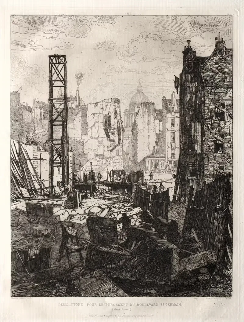 Demolitions pour la Perement du Boulevard St. Germain — Maxime Lalanne