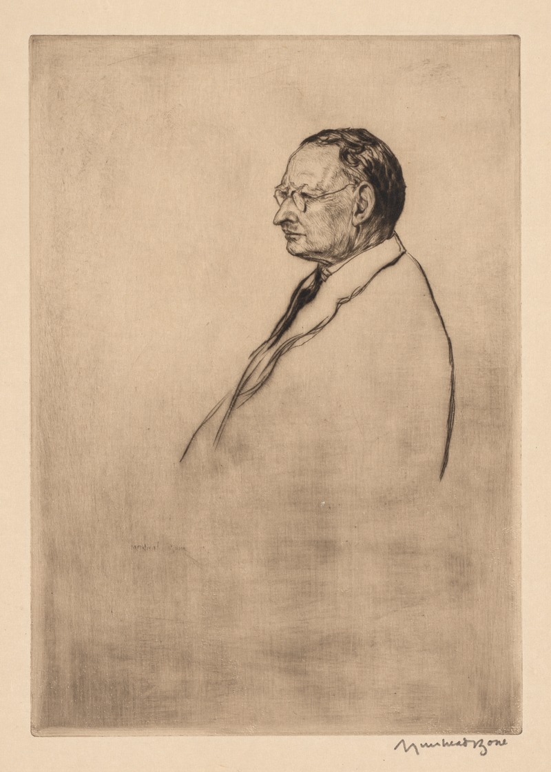 John Robertson, J. P., Dundee by Мюрхед Бон, 1929 — digital art print download