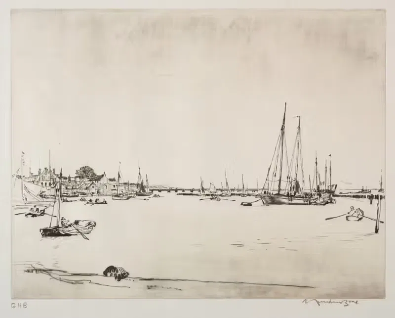 Yarmouth, Isle of Wight — Muirhead Bone