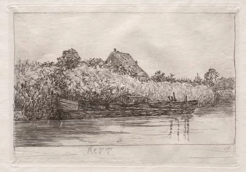 Отдых by Отто Генри Бахер, 1879 — digital art print download