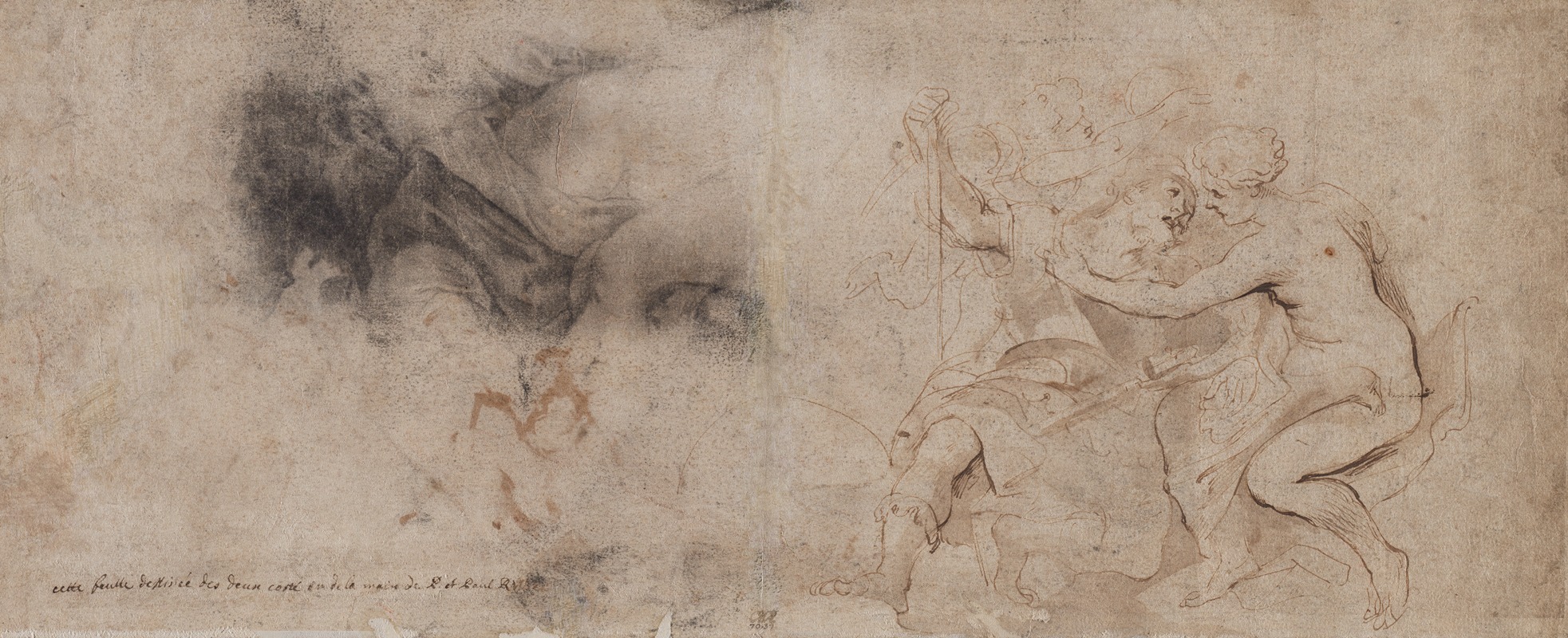 Venus Disarming Mars, Drapery Study by Петер Пауль Рубенс, c. 1632 — digital art print download