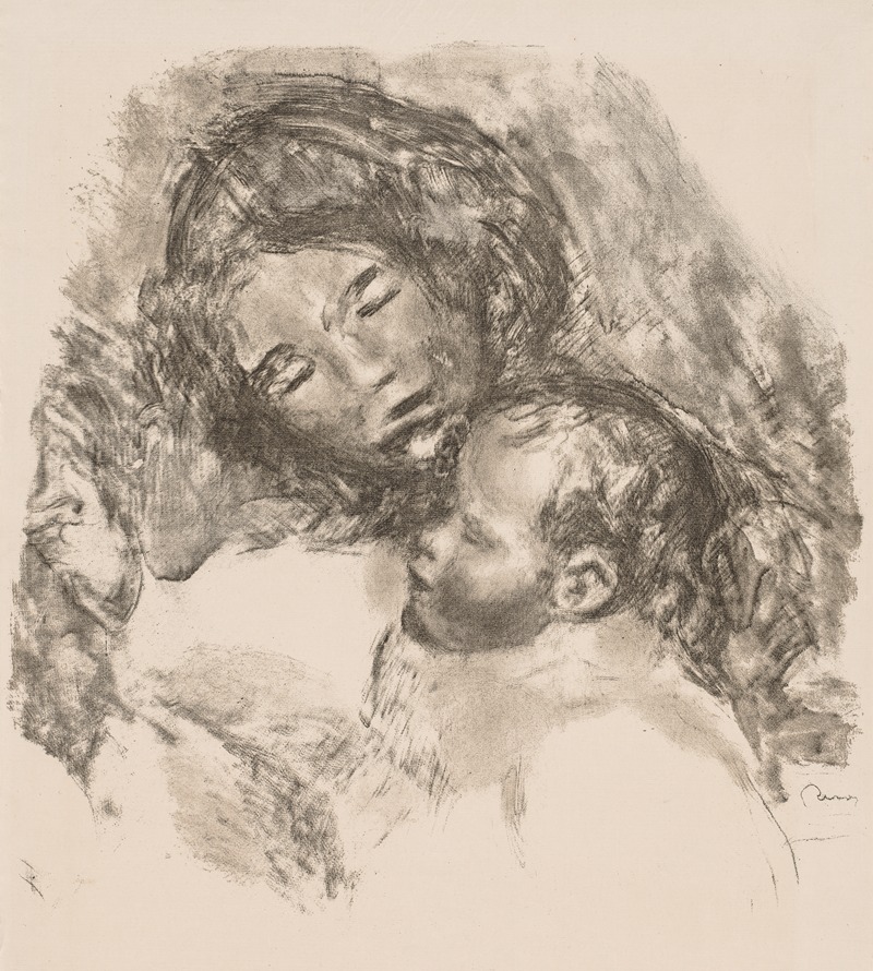 Motherhood by Пьер-Огюст Ренуар, c. 1912 — digital art print download