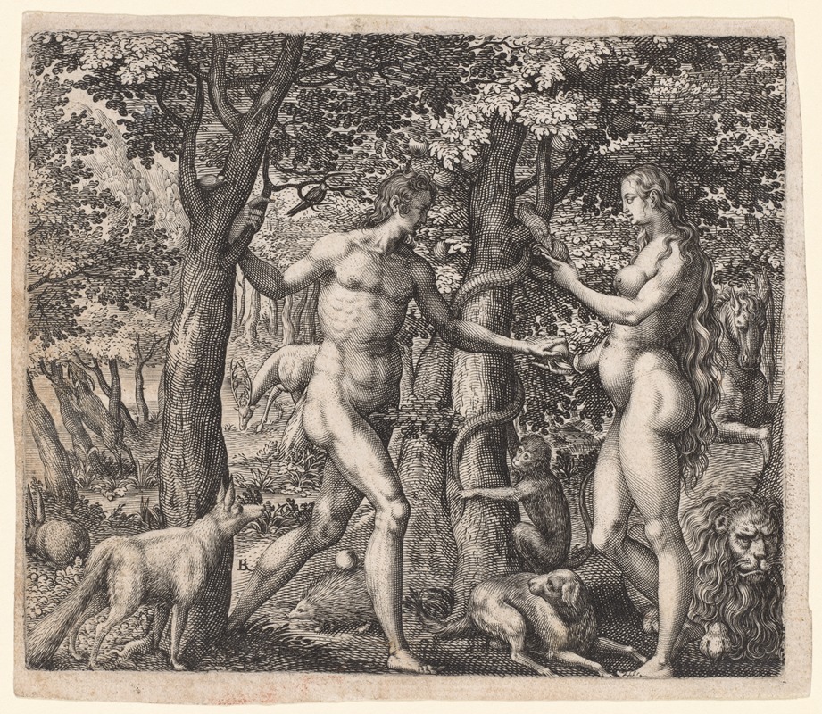 Adam and Eve by Robert Boissard — digital art print download