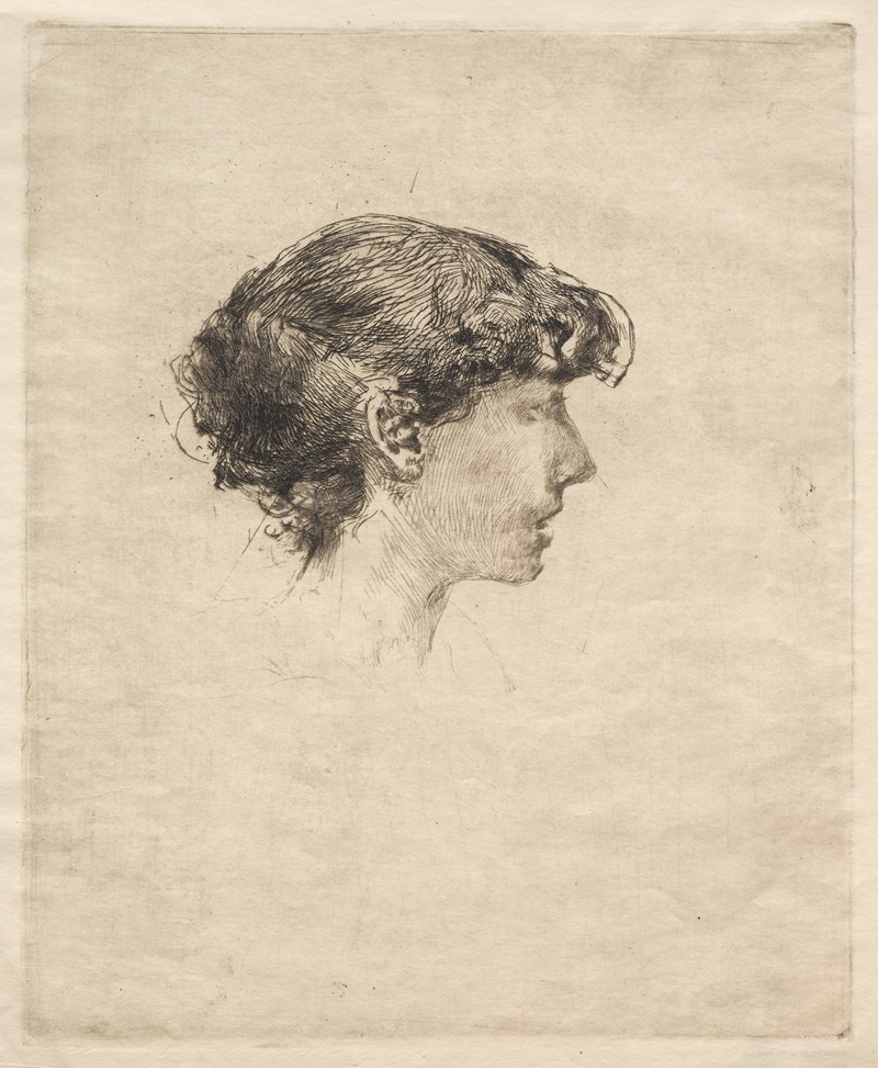 Profile of a Girl — Robert Frederick Blum