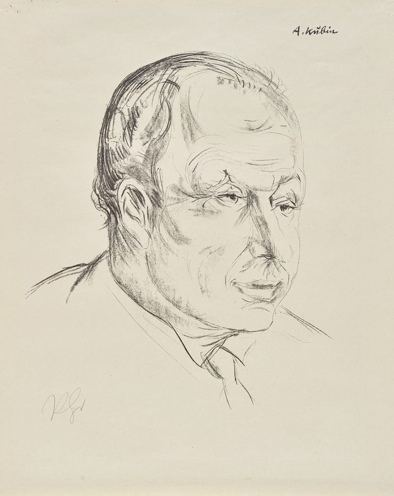 Alfred Kubin by Rudolf Grossmann, 1925 — digital art print download