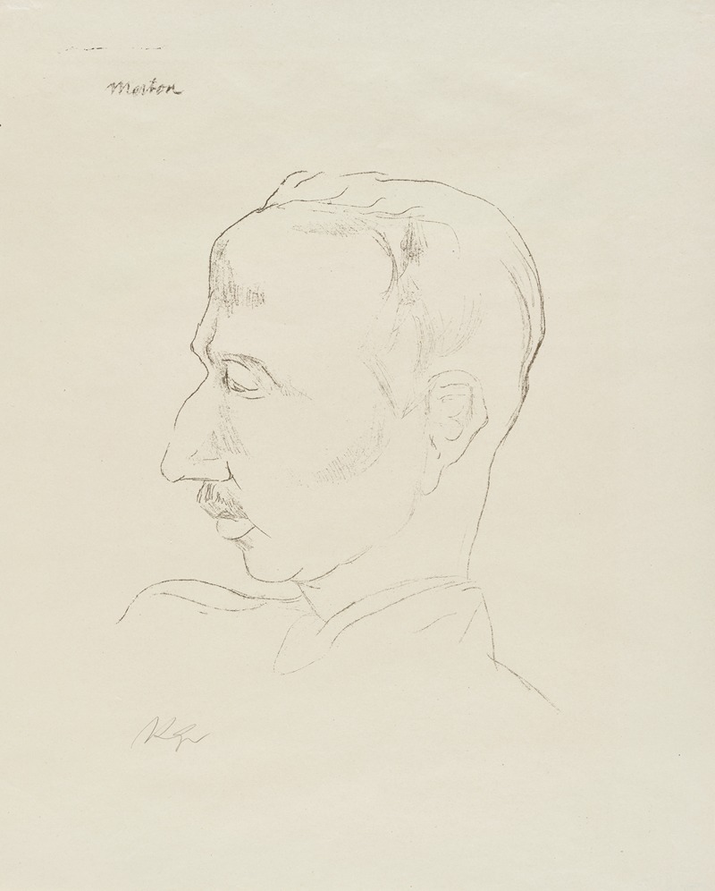 Alfred Merton by Rudolf Grossmann, 1925 — digital art print download