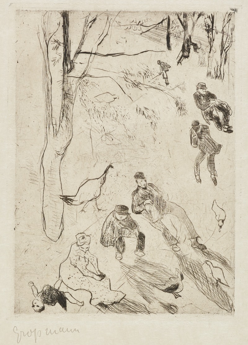 Buttes Chaumont by Рудольф Гроссманн, 1906-1908 — digital art print download