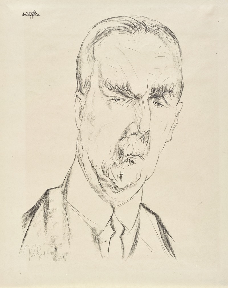 Heinrich Wölfflin by Рудольф Гроссманн, 1925 — digital art print download