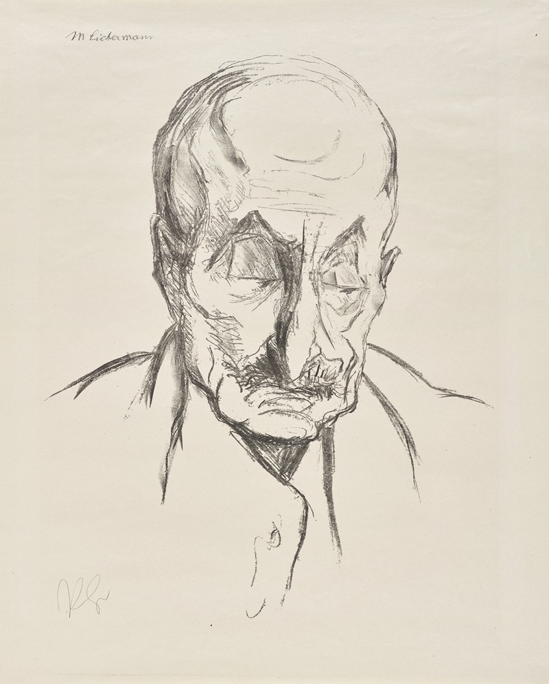 Max Liebermann by Рудольф Гроссманн, 1925 — digital art print download