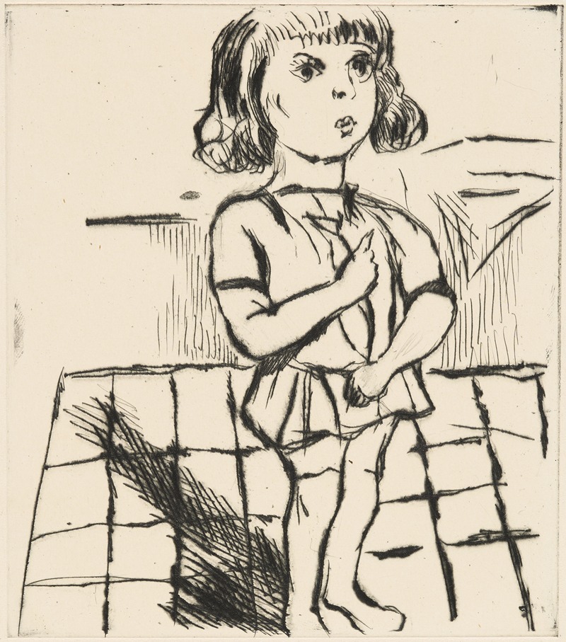 Stehendes Mädchen by Рудольф Гроссманн, 1922-1928 — digital art print download