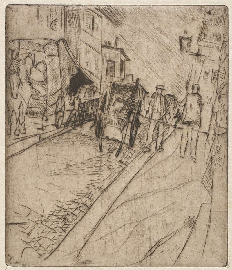 Street in Montmartre — Rudolf Grossmann