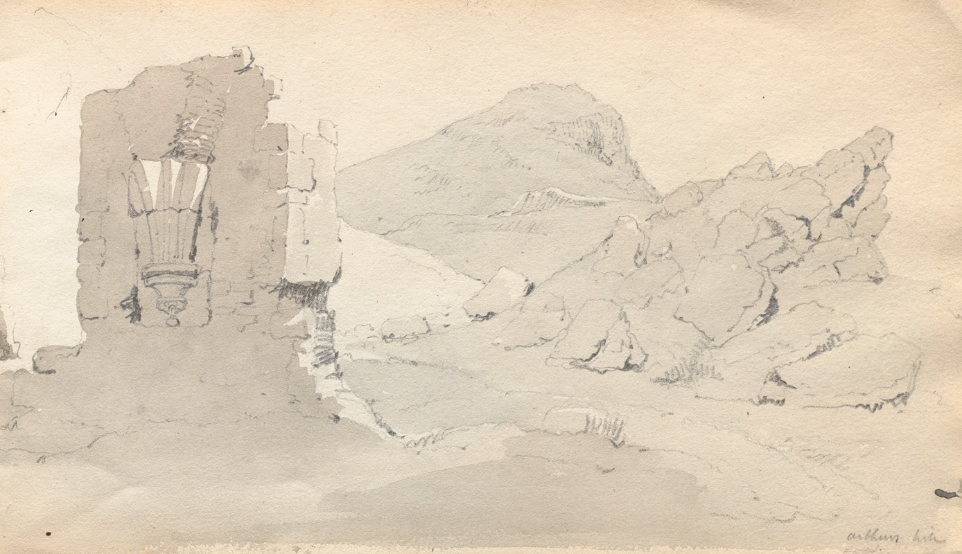 Ruin by Самуэль Прут, 1814 — digital art print download