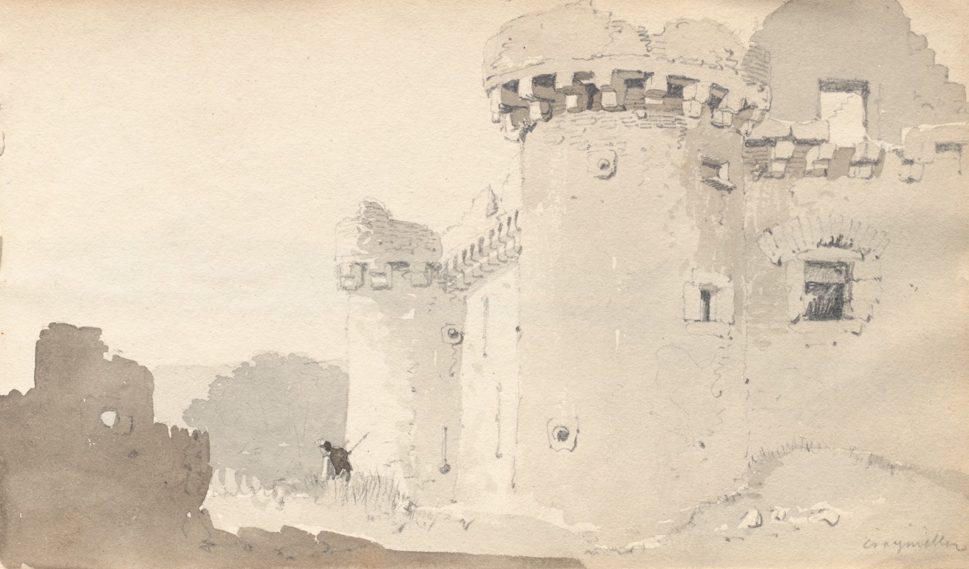 Ruined Castle by Samuel Prout, 1814 — digital art print download