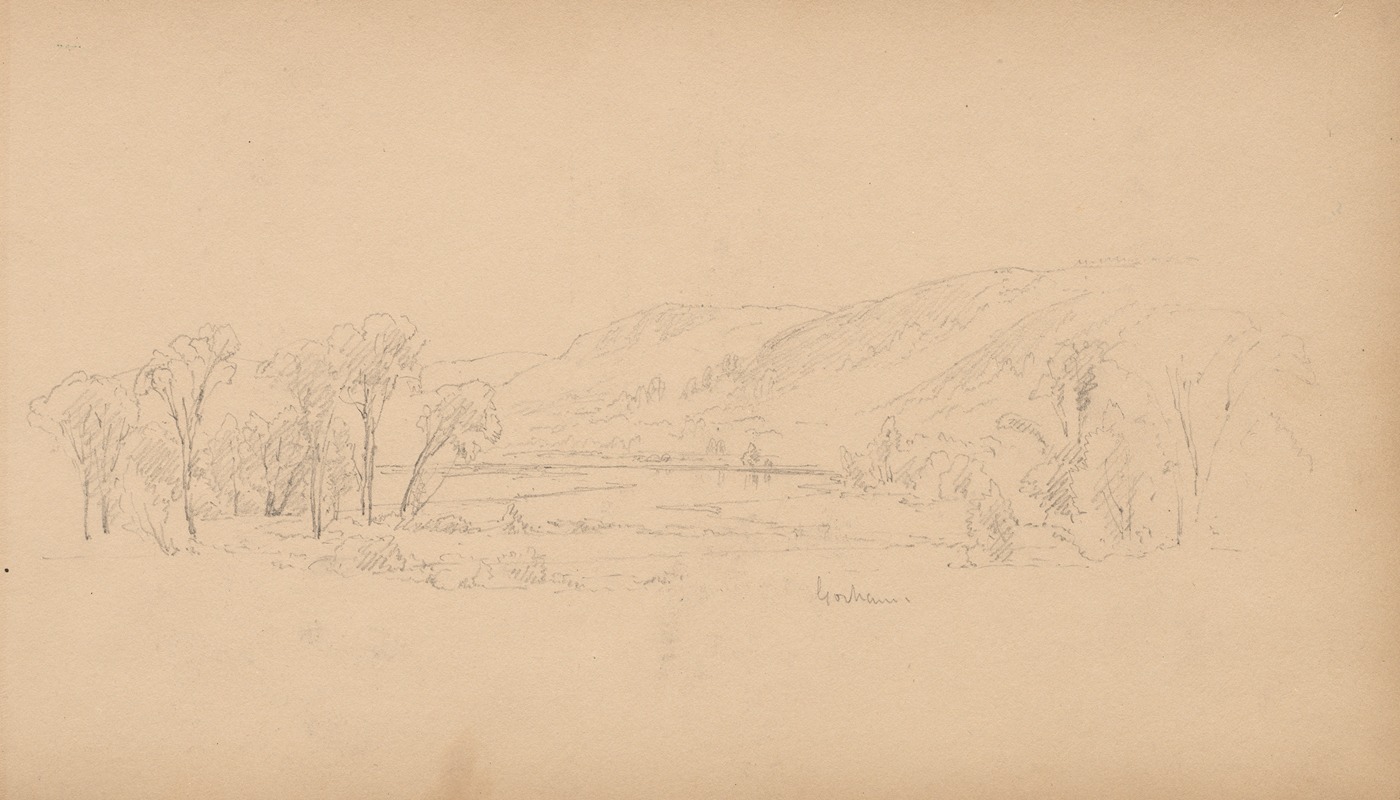 Gorham (Maine) by Сэнфорд Робинсон Гиффорд, 1859 — digital art print download