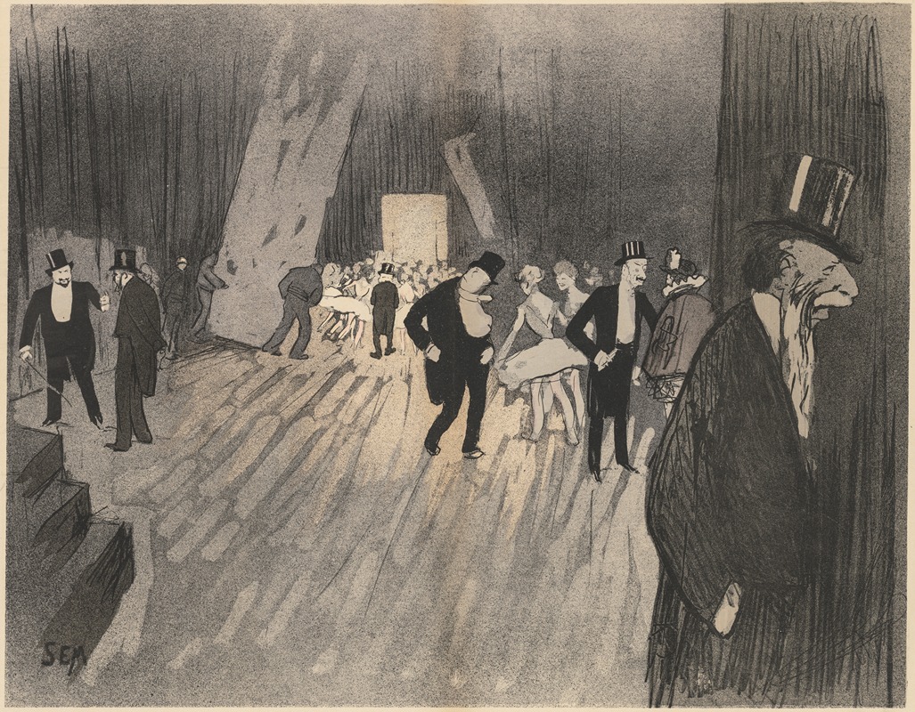 Backstage of the Ballet — Sem (Georges Gourçat)