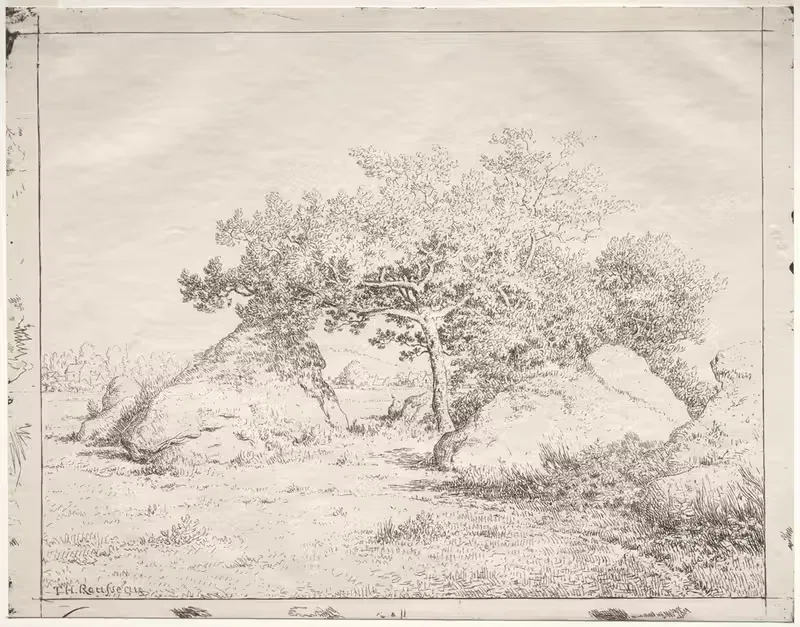Вишня в Блау by Теодор Руссо, 1862 — digital art print download