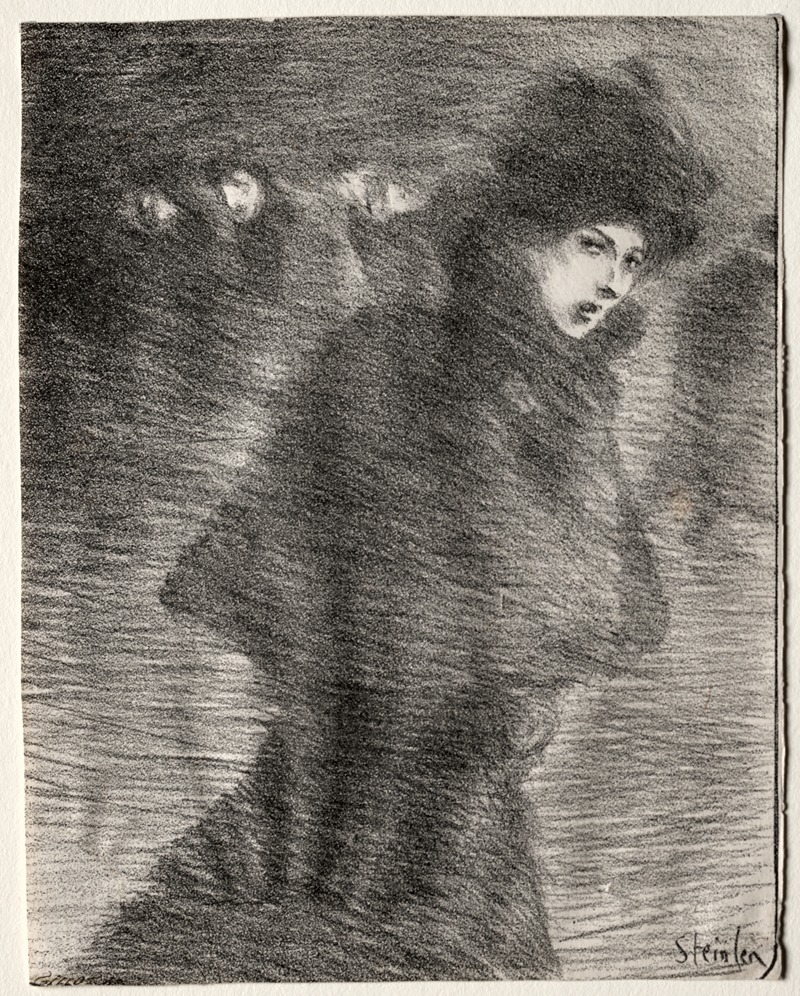 A Woman Passing by Теофиль Александр Стенлен — digital art print download