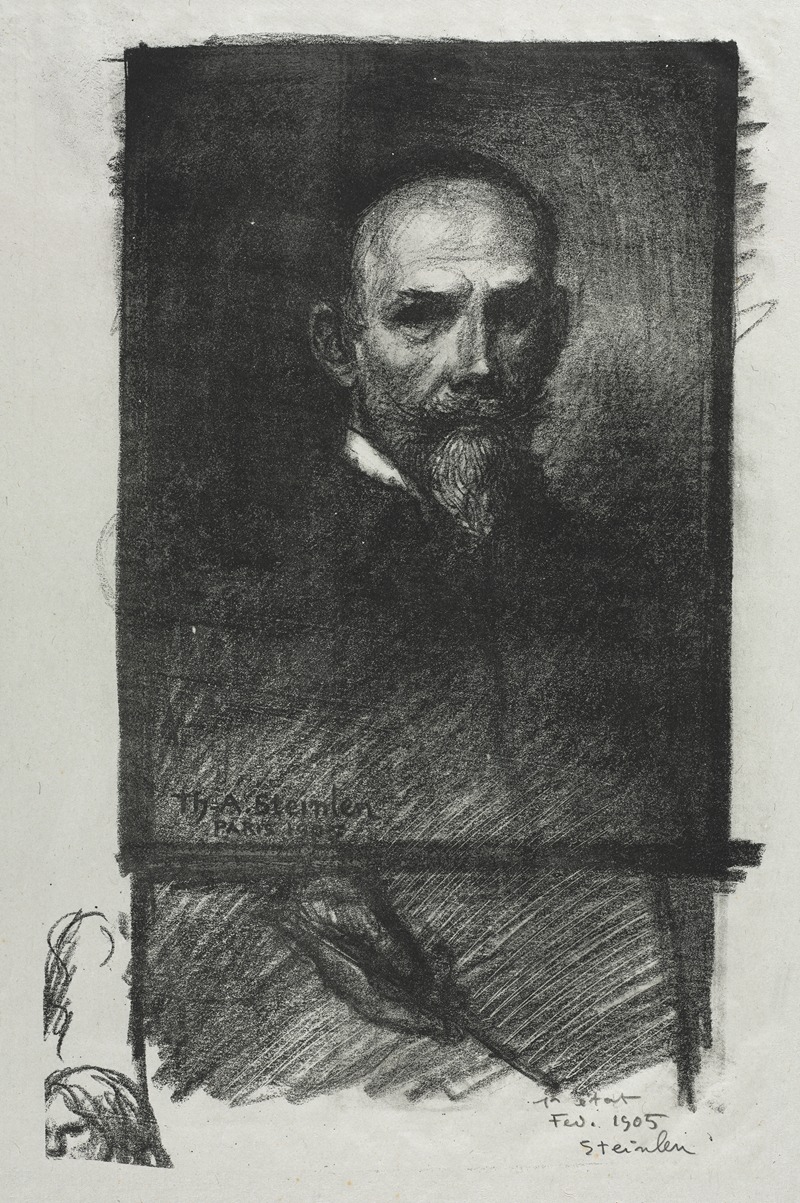 Self-Portrait by Теофиль Александр Стенлен, 1905 — digital art print download