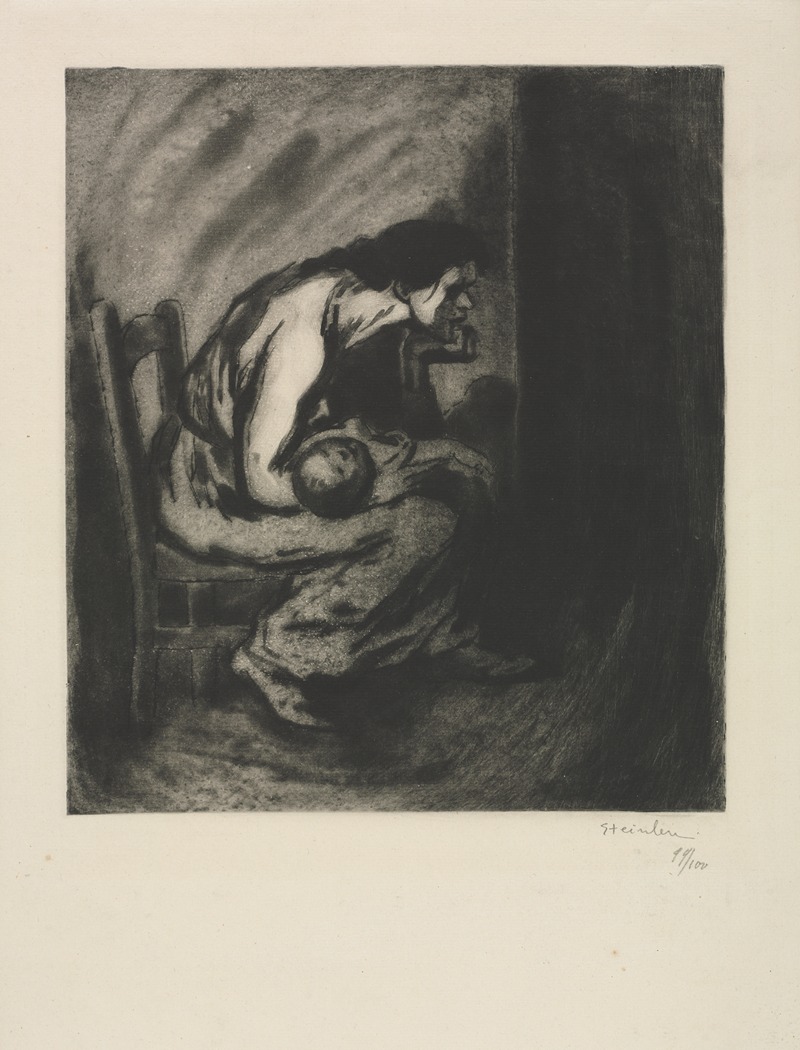The Sick Child by Теофиль Александр Стенлен, 1902 — digital art print download