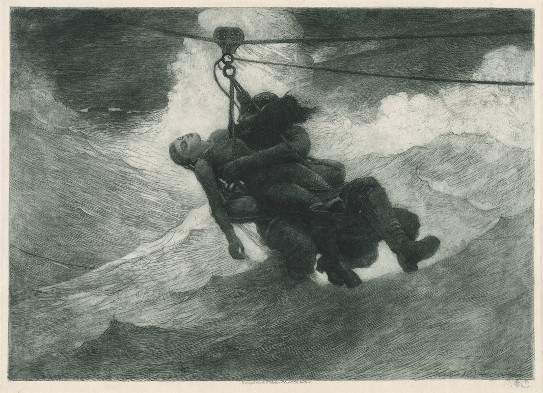 The Life Line by Winslow Homer, 1884 — digital art print download