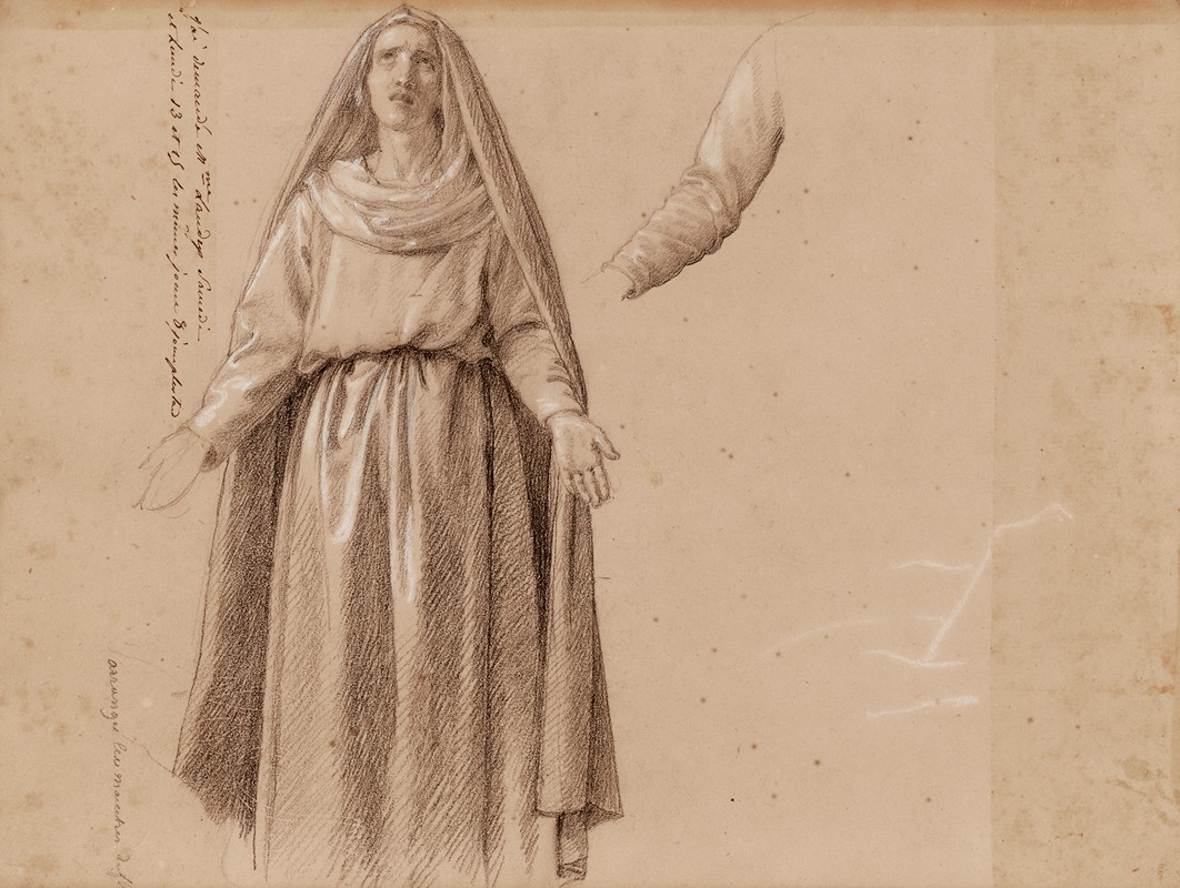 Etude pour la Mort de la Vierge — Alexandre-François Caminade