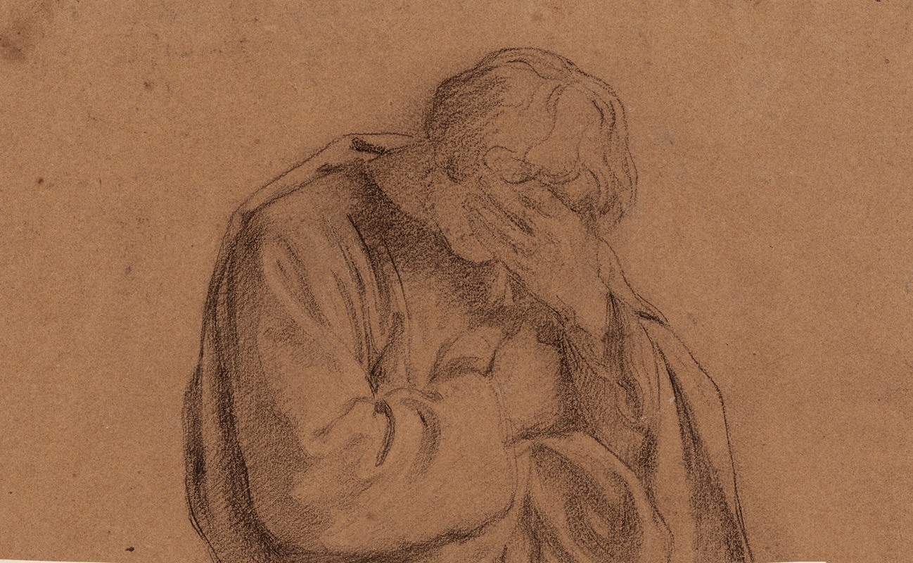 Etude pour la Mort de la Vierge — Alexandre-François Caminade