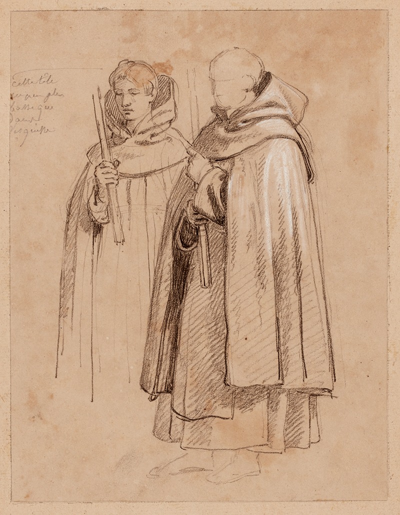 Etude pour la Mort de sainte Thérèse — Alexandre-François Caminade