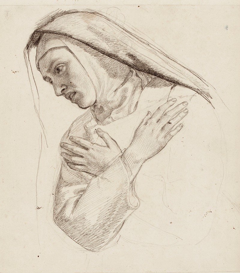 Etude pour la Mort de sainte Thérèse — Alexandre-François Caminade
