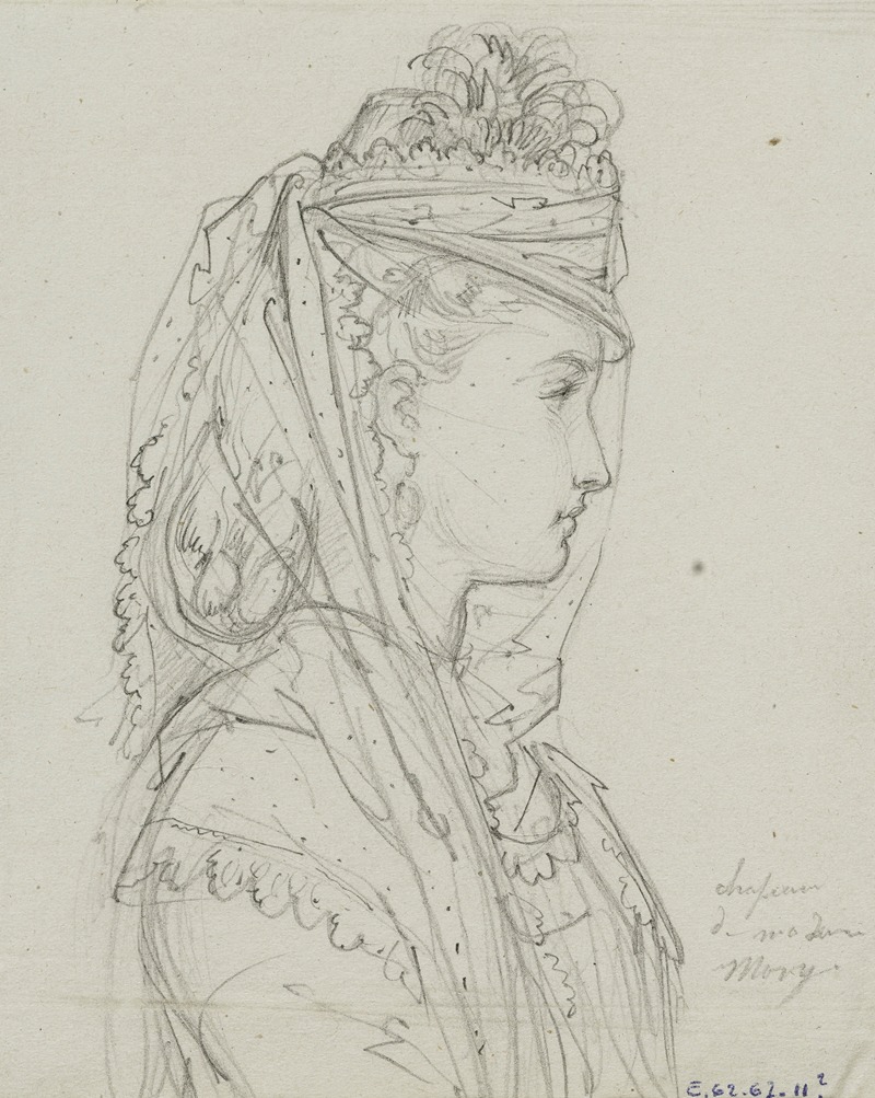 Chapeau de Madame Mory by Анаис Колен-Тудуз, 1871 — digital art print download