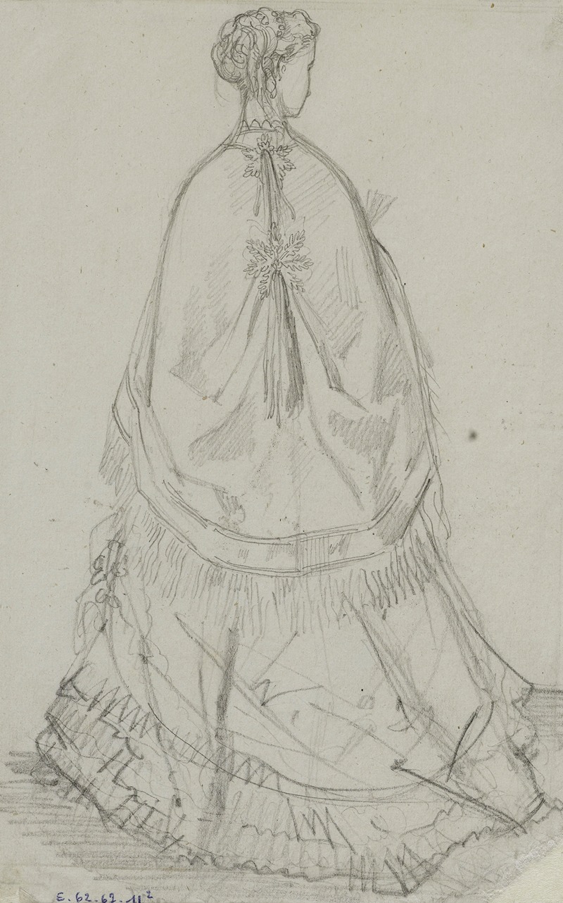 Femme de vue de dos — Anaïs Colin-Toudouze