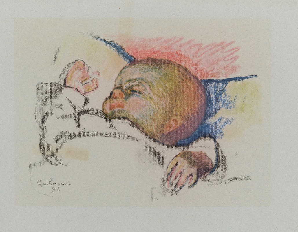 Enfant endormi by Armand Guillaumin, 1896 — digital art print download