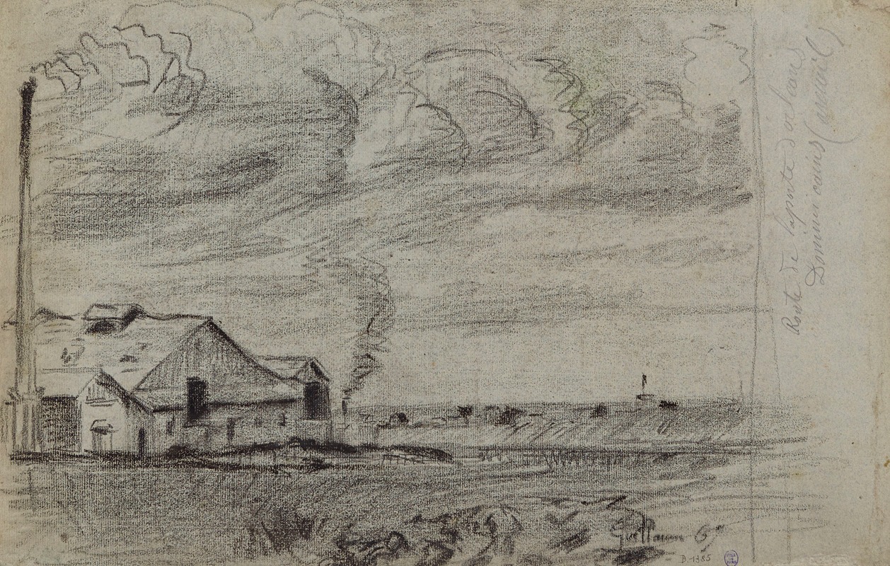 Route de la Porte d'Orléans by Арман Гийомэн, 1867 — digital art print download