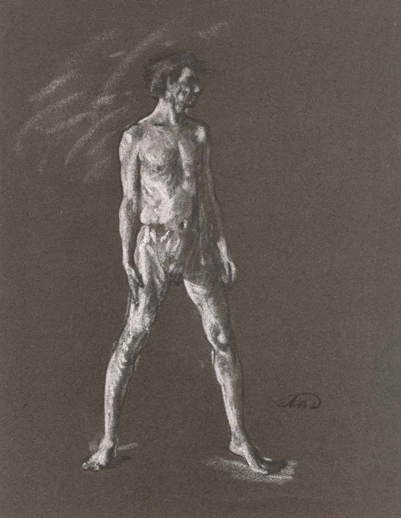 Study of a Standing Man by Артур Боун Дэвис — digital art print download