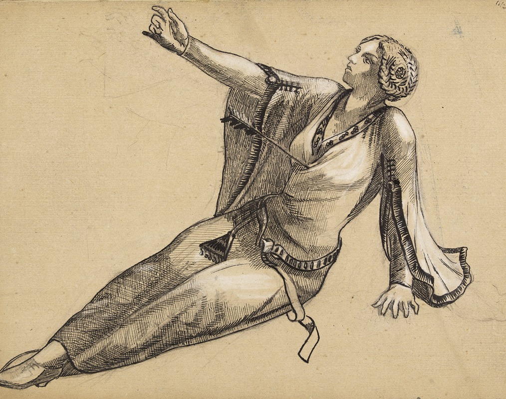 Etude pour le drame Bois ton sang — Arthur-Joseph Gueniot