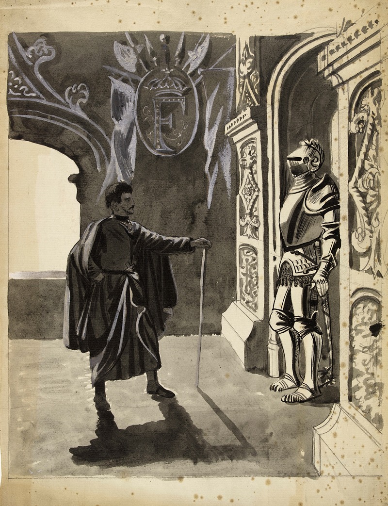 L'armure de François Ier by Артур-Жозеф Генье, 1889 — digital art print download